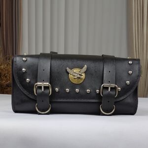 Willie & Max Leather Motorcycle Tool Bag.
